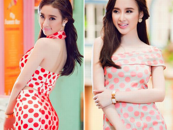 Dien hoa tiet cham bi toa sang nhu sao Viet hinh anh