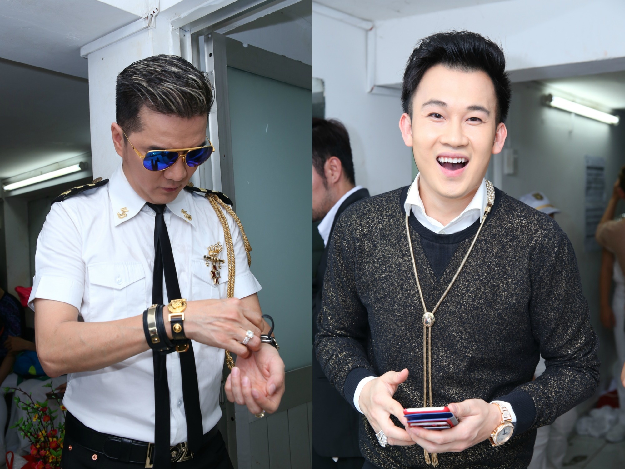 Dam Vinh Hung - Duong Trieu Vu deo dong ho doi gia gan 4 ty hinh anh