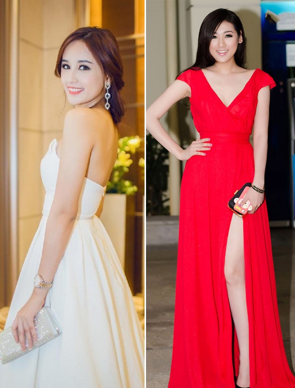 Trong những buổi tiệc bạn bè, tiệc cưới hay sinh nhật, bạn có thể chọn váy xẻ ngực, xẻ đùi hay hở lưng trần để khoe hình thể tuyệt đẹp.