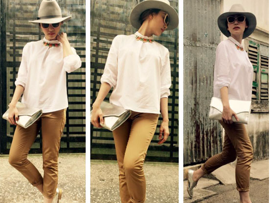 My nhan Viet dep hien dai voi set do nang dong hinh anh