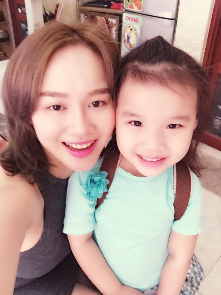 Thu Phượng chia sẻ bé Vi An có năng khiếu vẽ  và cảm thụ âm nhạc khá tốt.