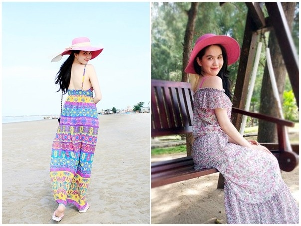 Thoi trang di bien dep mat cua my nhan Viet hinh anh