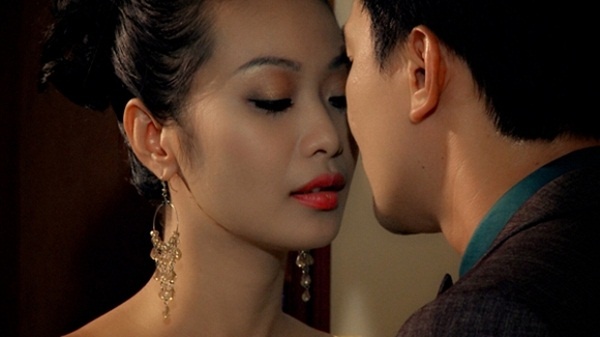 Diễn viên Quốc Cường và Lê Kiều Như trong phim Tình + Tình.