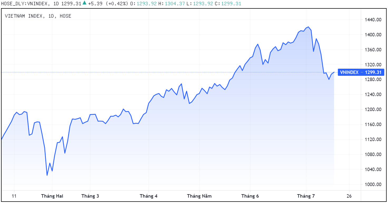 Du bao chung khoan,  Diem lai chung khoan tuan qua,  Chung khoan lao doc anh 1