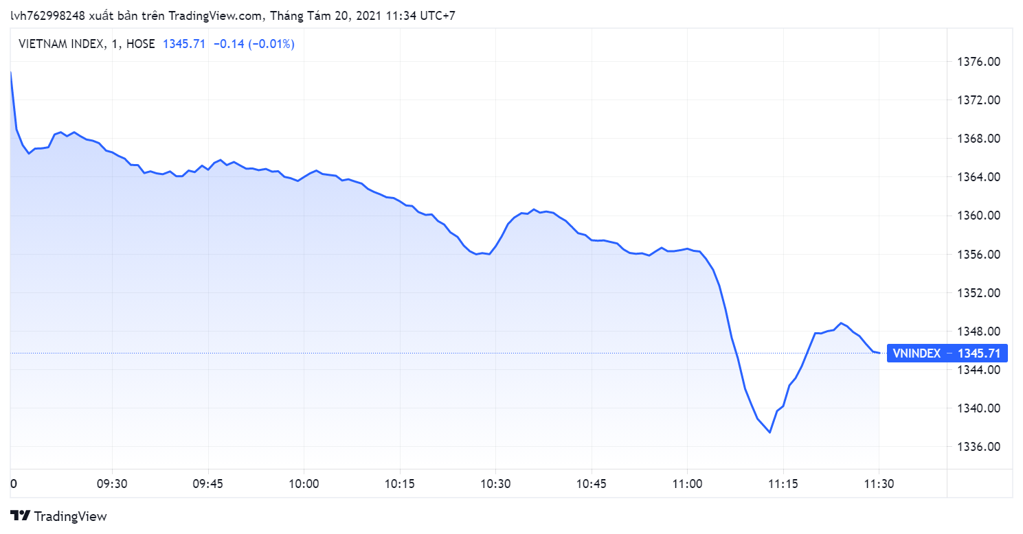 Dien bien VN-Index,  Chung khoan lao doc,  Ban thao co phieu anh 1