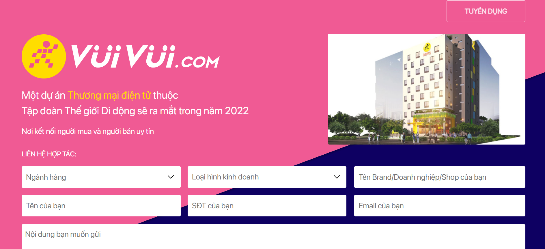 The gioi Di Dong,  Vui Vui,  mang kinh doanh anh 1