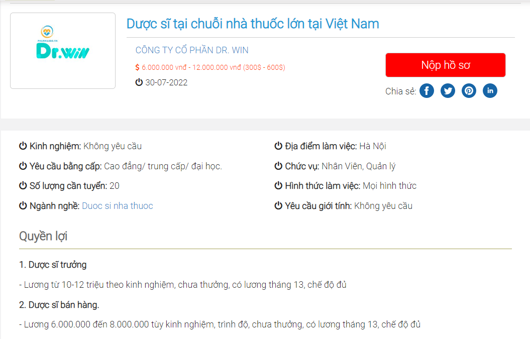 nha thuoc,  Dr.Win,  ban le duoc pham anh 1