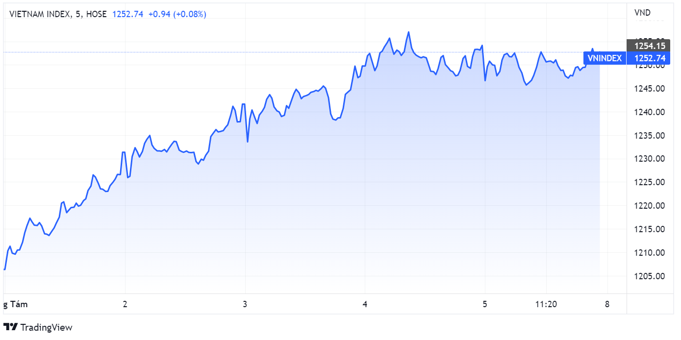 du bao chung khoan,  tang diem,  dong tien anh 1