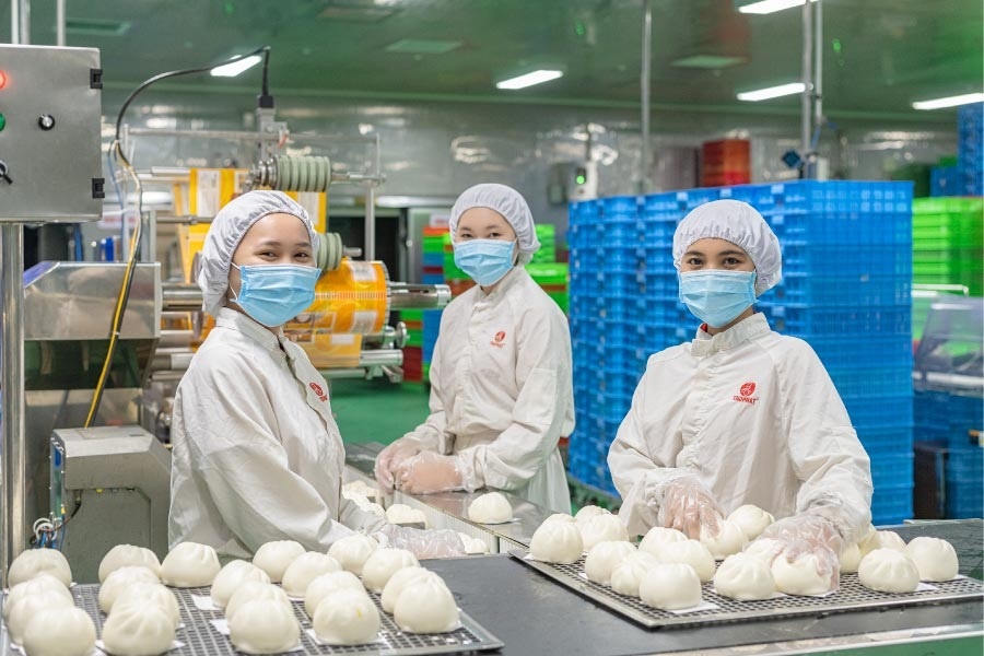 Kido sap thau tom banh bao Tho Phat hinh anh