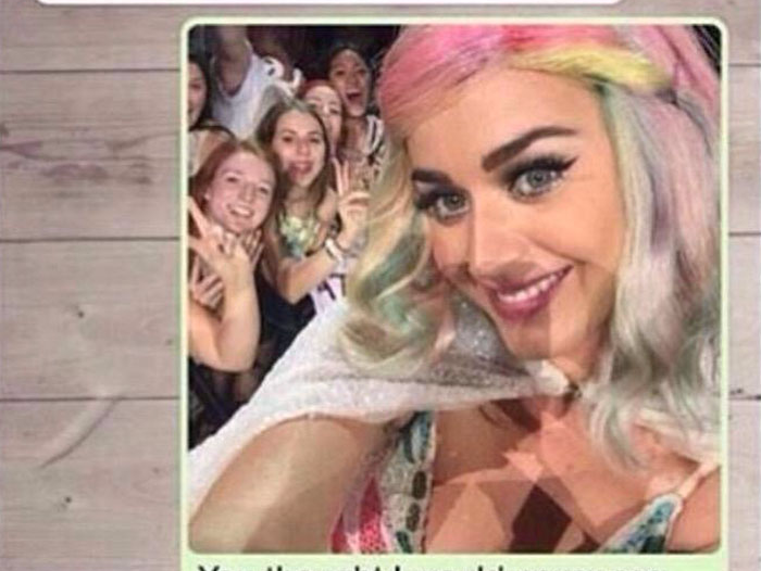 Katy Perry tra dua fan tren san khau live show hinh anh
