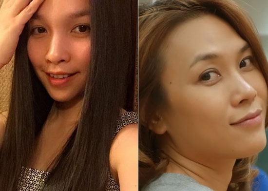 So mat khong son phan cua my nhan Viet cung tuoi hinh anh