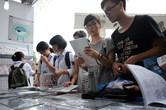 Sách tô màu là tâm điểm của 3 hội chợ và triển lãm sách lớn được tổ chức ở Hà Nội trong năm nay.