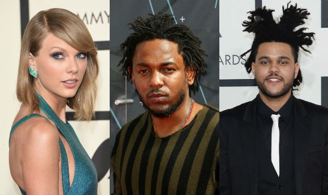 Kendrick Lamar, Taylor Swift va Weeknd dan dau de cu Grammy hinh anh