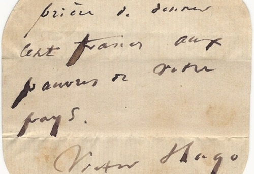 But tich cua nha van Victor Hugo duoc chao ban hinh anh