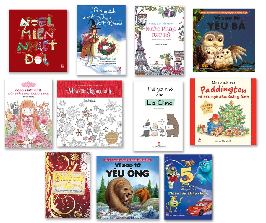 Chum sach thieu nhi ra mat nhan dip Giang sinh hinh anh