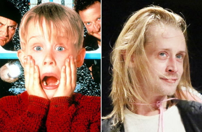 Macaulay Culkin năm 1990 và hiện nay.