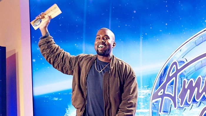 Kanye West gianh ve vang American Idol mua cuoi hinh anh