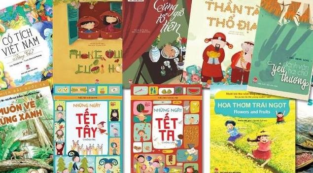 Ron rang sach tet cho thieu nhi hinh anh