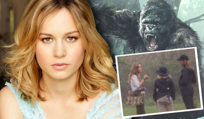 Brie Larson tren phim truong 'Kong Skull island' Quang Binh hinh anh
