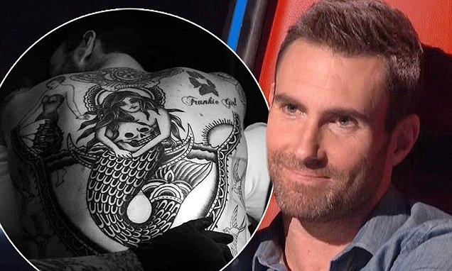 Adam Levine hoan thanh hinh xam lung sau 6 thang hinh anh