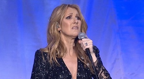 Celine Dion oa khoc tren san khau Las Vegas khi hat ve chong hinh anh