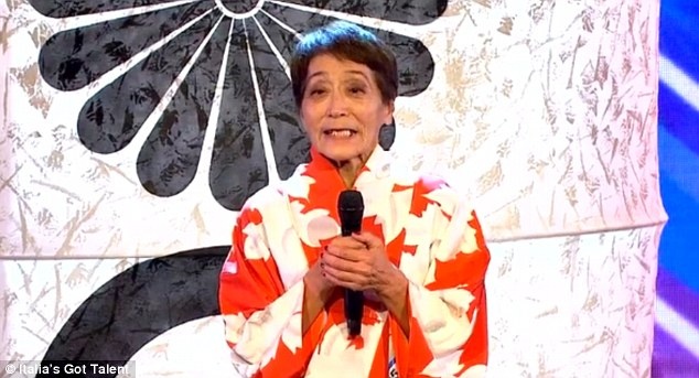 Cụ bà 70 tuổi ở  Italy's Got Talent ảnh 1 Cu ba 70 tuoi o  Italy's Got Talent anh 1