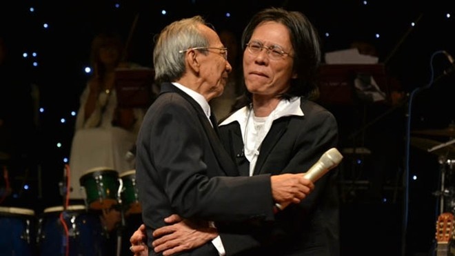 Tuan Ngoc, Khanh Ha hat tuong nho nhac si Nguyen Anh 9 hinh anh