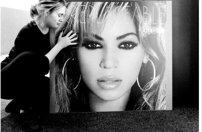 Fan thich thu phan ung cua Adele ve album moi cua Beyonce hinh anh