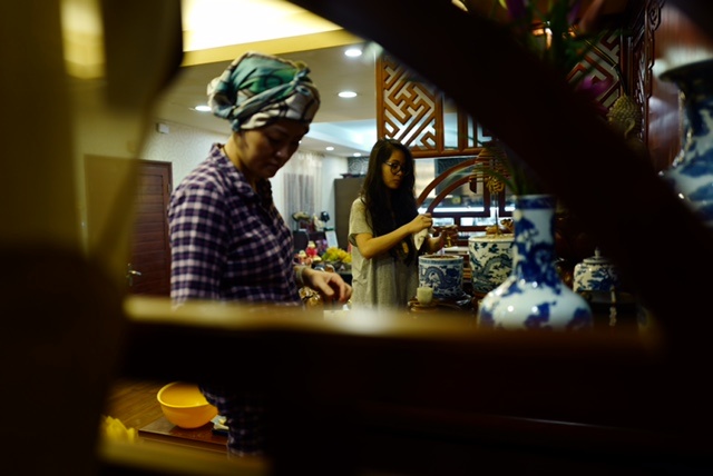 Ca nuong Kieu Anh va me chong anh 3