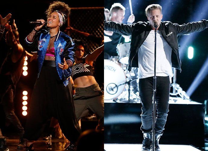 Alicia Keys va One Republic bieu dien tai ban ket The Voice hinh anh