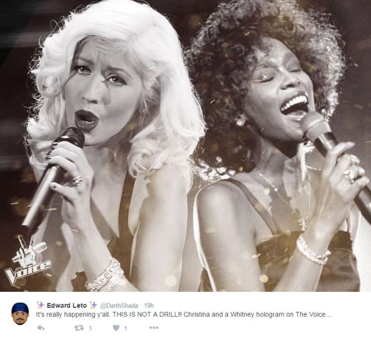 Màn trình diễn hologram của Whitney Houston bị hủy ảnh 1 Man trinh dien hologram cua Whitney Houston bi huy anh 1