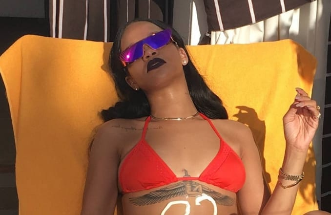 Rihanna ket hop cung Dior trong bo suu tap kinh mat moi hinh anh