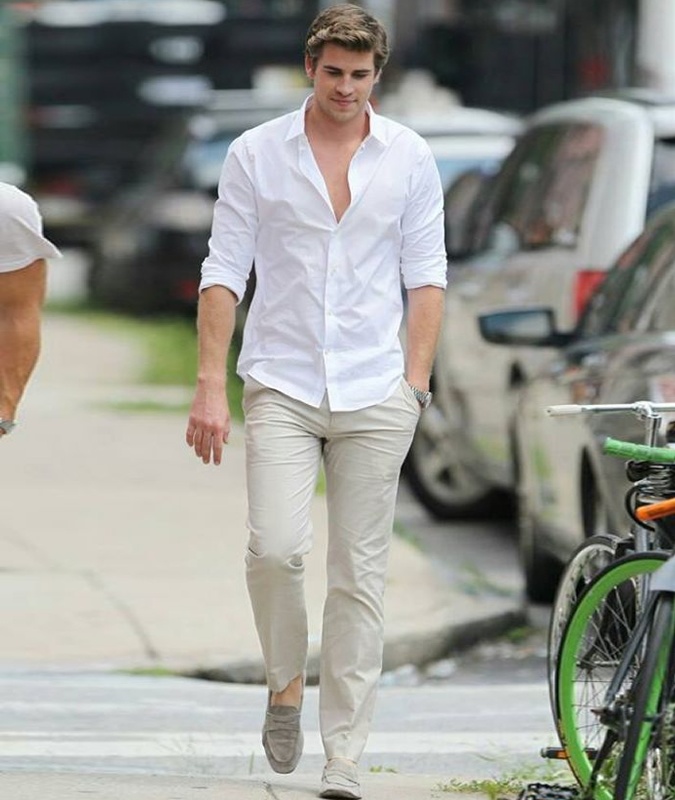 Phong cach thoi trang nam tinh cua Liam Hemsworth anh 5
