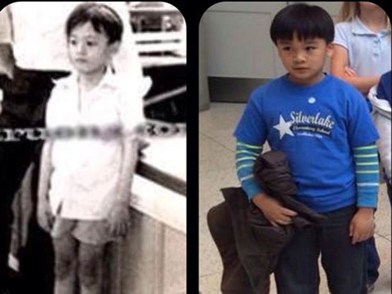 Con trai giong het Lam Truong thoi au tho hinh anh