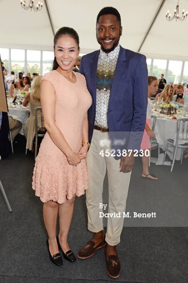 Thu Minh và thí sinh The Voice UK Matt Henry.