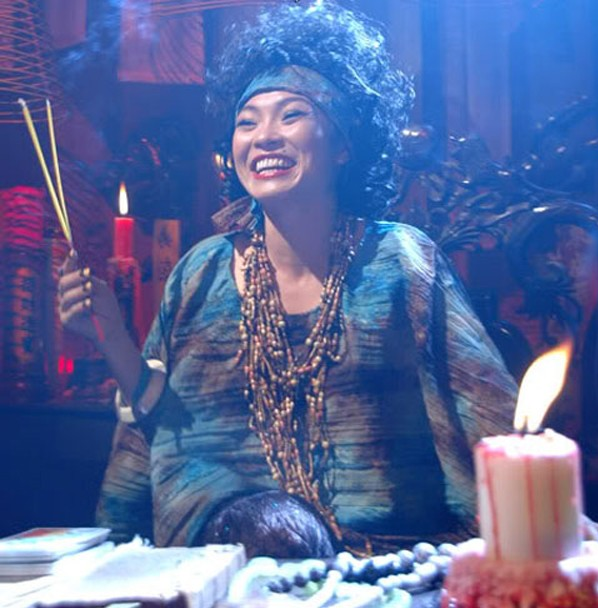 Khả năng đặc biệt này từng giúp Phương Thanh gây được ấn tượng mạnh khi đảm nhận vai thầy bói 