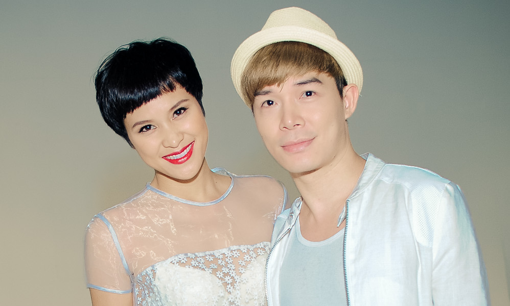 Phuong Mai dien ao xuyen thau ben canh Nathan Lee hinh anh