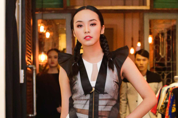 Mau teen Bao Tran suyt vap nga khi tai xuat san catwalk hinh anh