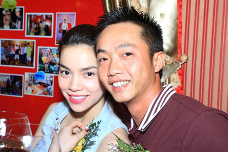 Sao Viet trong mat chong va ban trai hinh anh