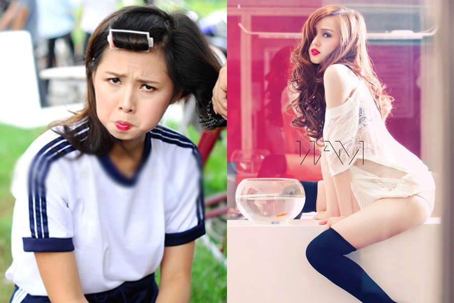 Nhung gai ngoan showbiz Viet bong dung noi loan hinh anh