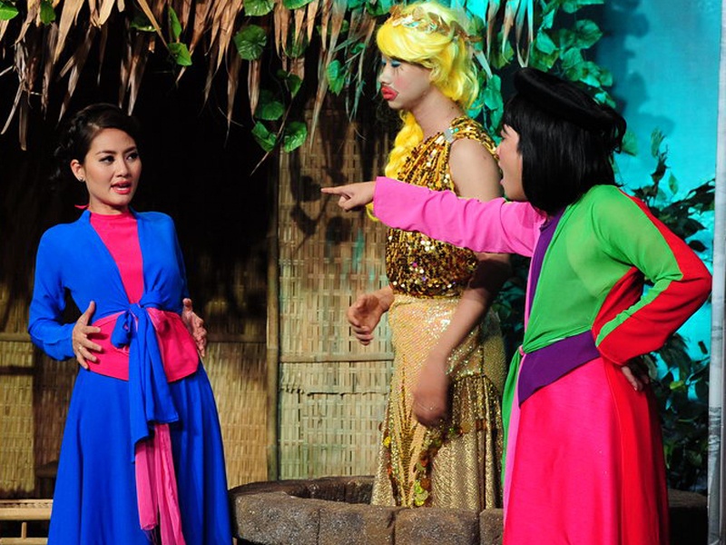 Ngoc Lan boi roi voi Truong Giang trong On gioi, cau day roi hinh anh