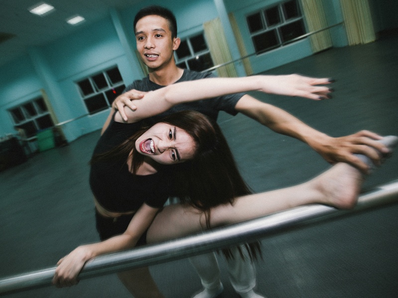 Lan Ngoc dau don vi tap ep deo hinh anh