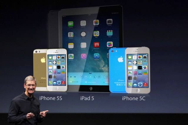 Anh che Apple ra mat iPhone 5S, iPhone 5C va iPad 5 hinh anh