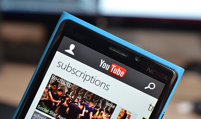 Google lai chan ung dung YouTube cua Windows Phone hinh anh