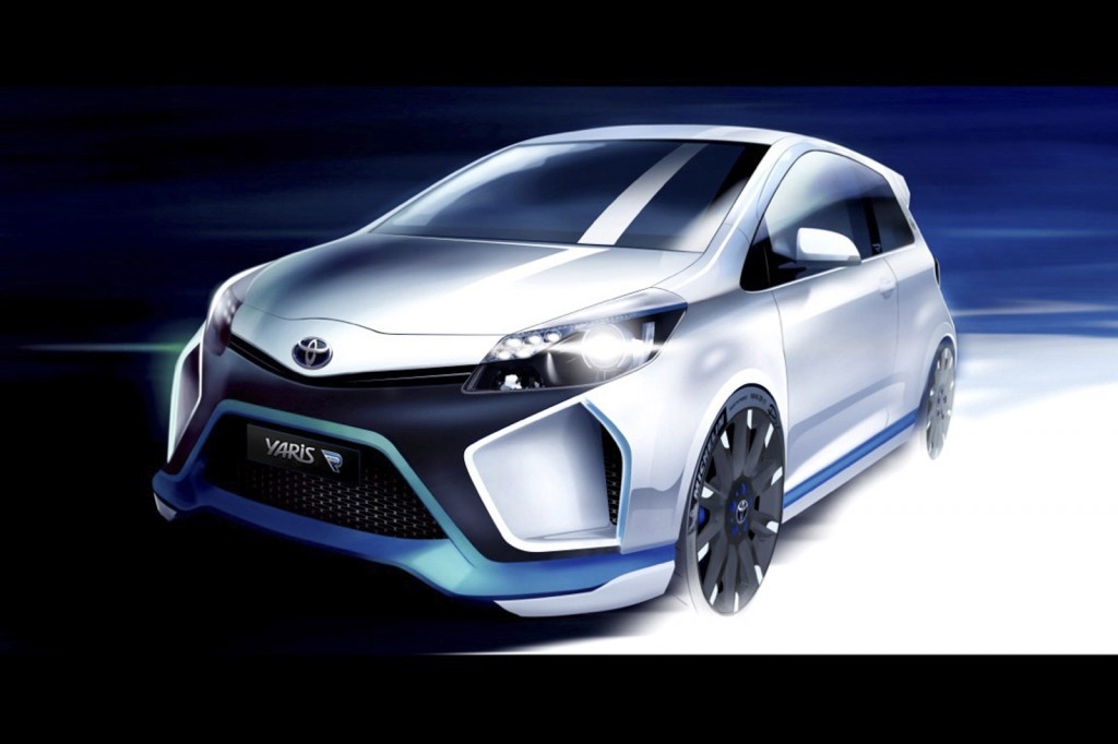 Toyota trinh lang Yaris Hybrid-R Concept hinh anh
