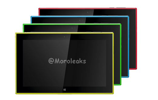 Xuat hien loat tablet Lumia 2520 voi du mau sac hinh anh