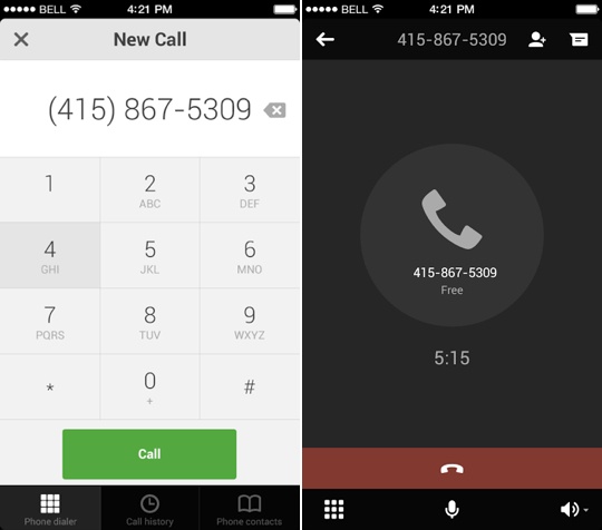 Google nang cap Hangouts tren iPhone cho phep goi dien hinh anh