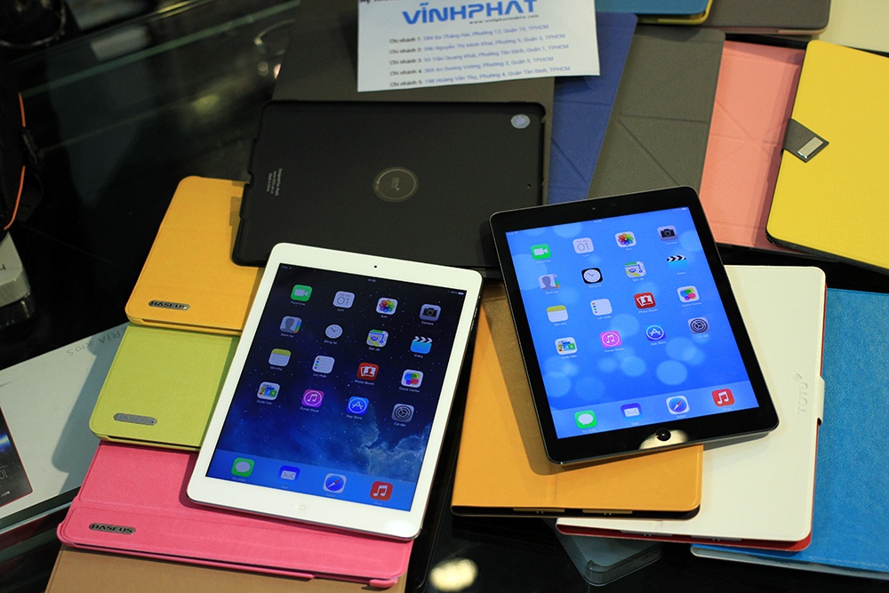 Hinh anh chi tiet va dung thu iPad Air vua ve Viet Nam hinh anh