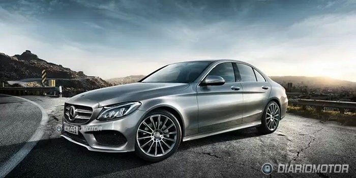 Noi that sang trong cua Mercedes C-Class 2015 moi hinh anh