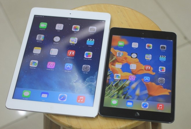iPad Mini Retina hien thi mau sac kem hon iPad Air hinh anh
